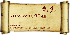 Vilhelem Gyöngyi névjegykártya